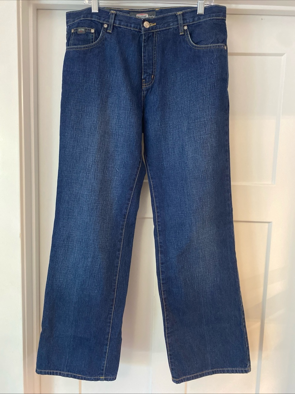 Men's Bootcut Jeans in Deep Blue Wash - Classic Everyday Style
